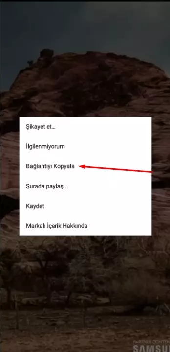 IGTV Video bağlantısını kopyala