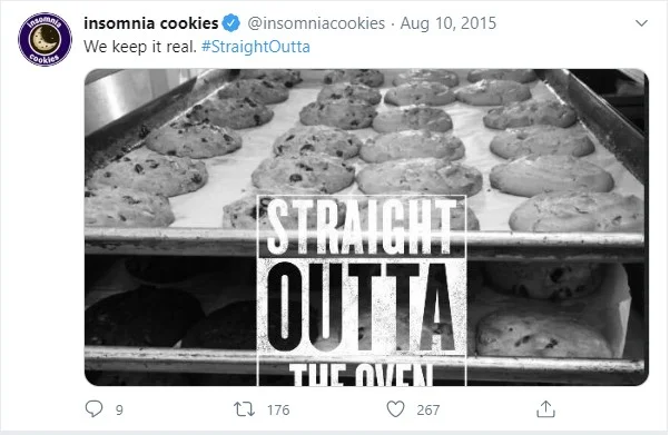 twitter insomnia cookies meme